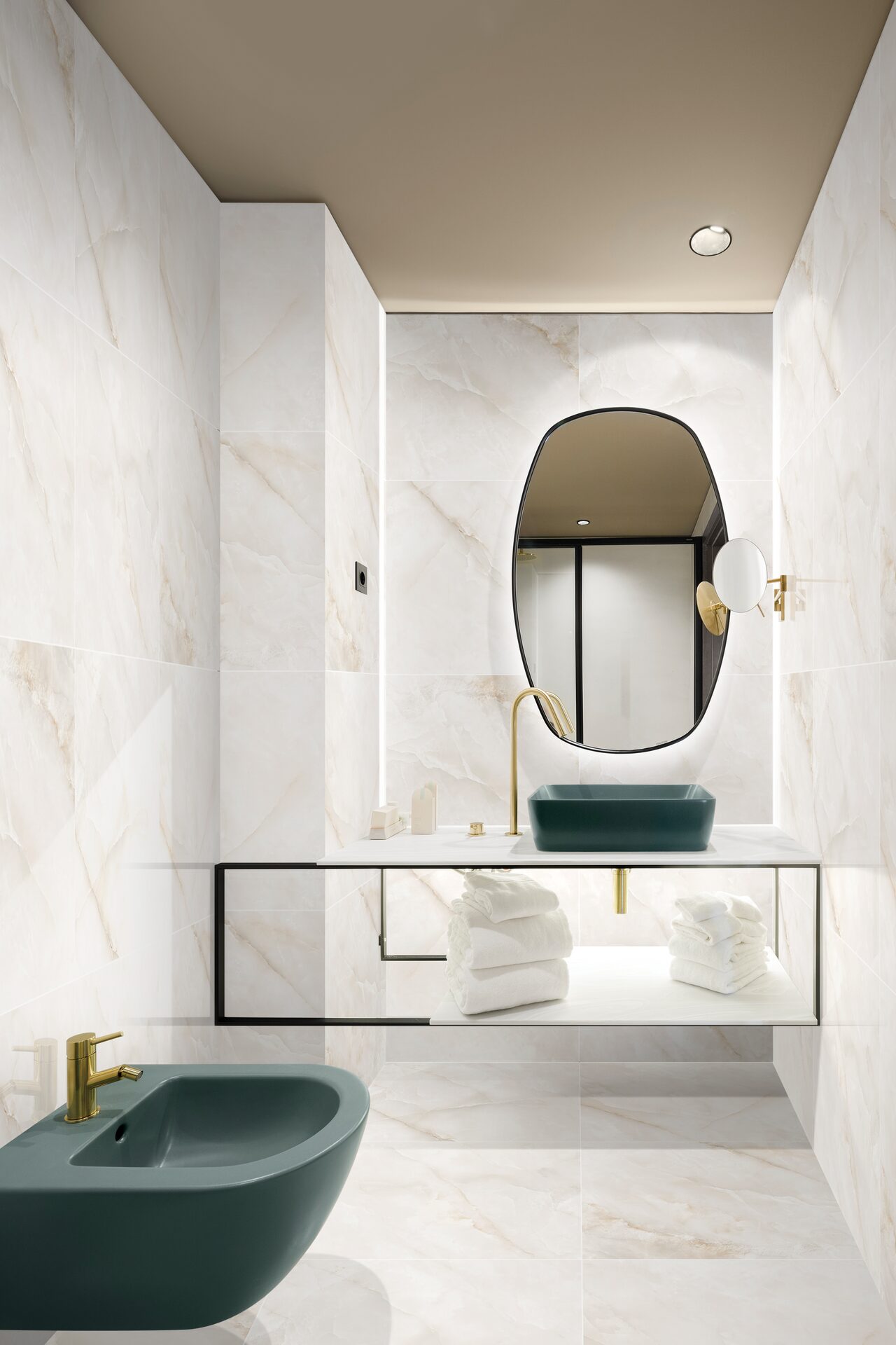 Colección Dozza Elite — porcelanato instalado en ambiente