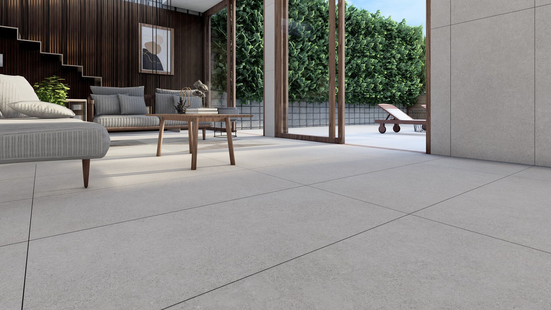 Colección Solfatara  — porcelanato instalado en ambiente